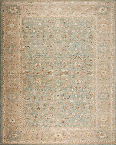 129329 ANT COLLECTION Teal/Brown 13.0 X 20.1